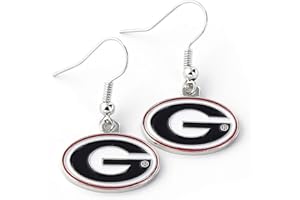 aminco NCAA Unisex Adult NCAA Logo Dangler Earrings