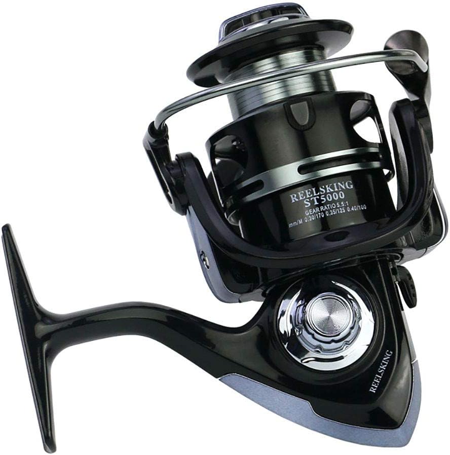 Skyout Metal Saltwater Baitcasting Reel,Full Metal Wire Cup Left/Right Lnterchangeable CNC Full Metal Rocker Metal Spinning Fishing Reel Suitable for Sea Fishing, Salt Fishing