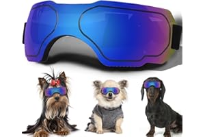 NICERINC PET Small Dog Sunglasses with Adjustable Strap - UV Protection, Suitable for Puppy Eyes