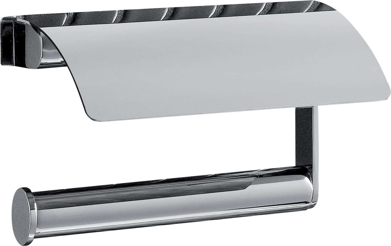 Ideal Standard Connect N1382AA Wall-Mounted Toilet Roll Holder and Cover Chrome