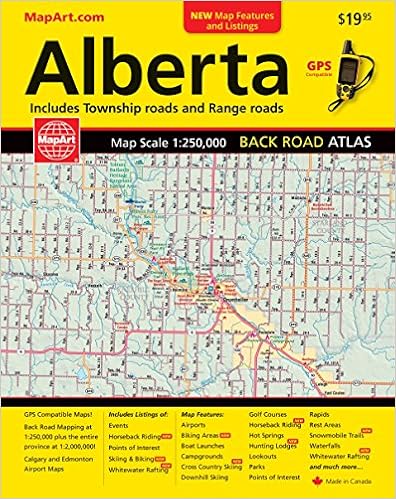 Alberta Road Map 2019 Alberta Back Road Atlas: Ccc Maps: 9781553680192: Books - Amazon.ca