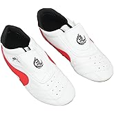 Jauarta Taekwondo Shoes Unisex Adults PU Leather Oxford Soles Breathable Sport Gym Shoes for Boxing Kung Fu Tai Chi (41)