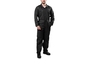 Kolossus Coveralls for Men Long Sleeve Cotton Blend Work Jumpsuit
