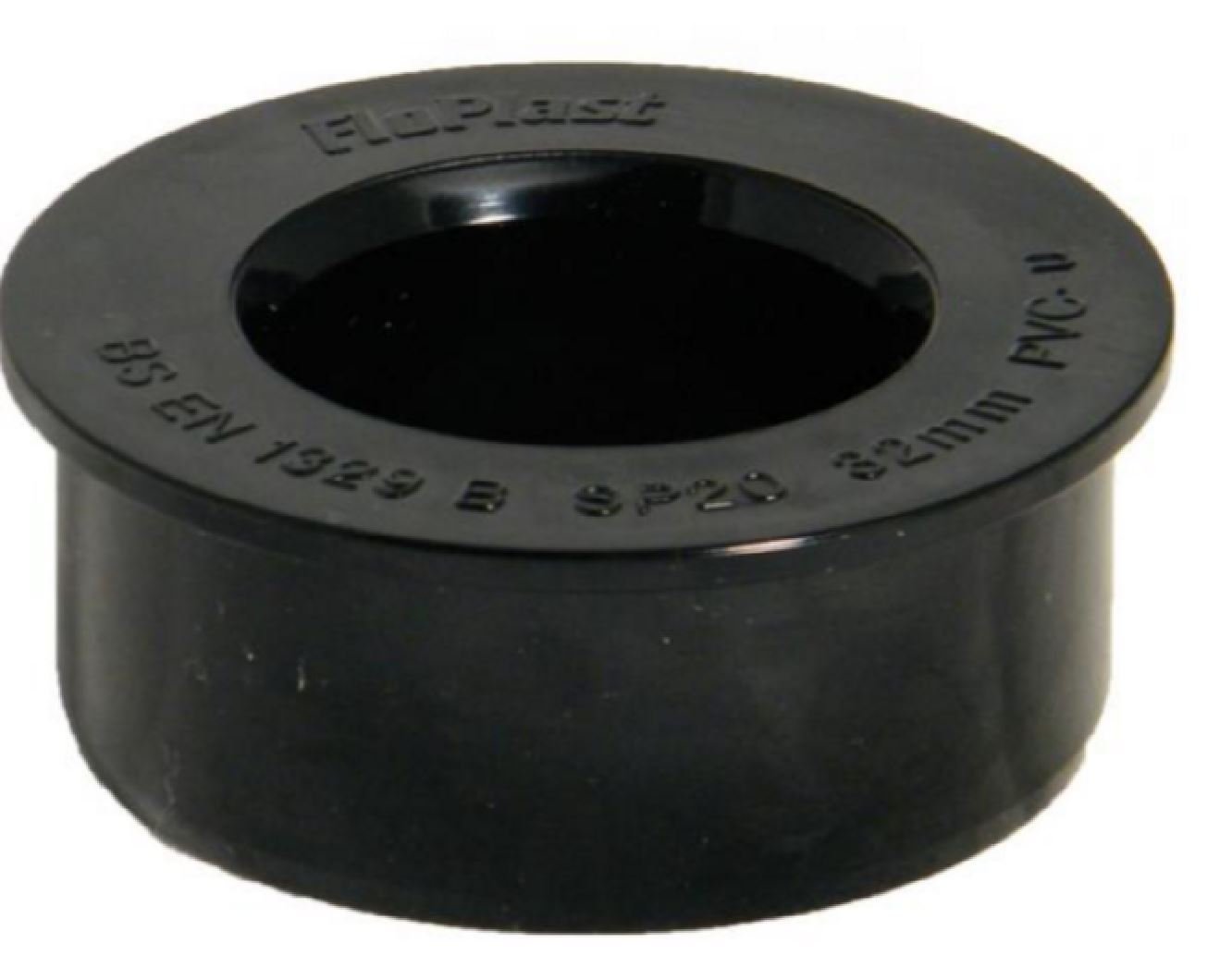 32mm (36mm) Black Solvent Soil Pipe Boss Boss Adaptor