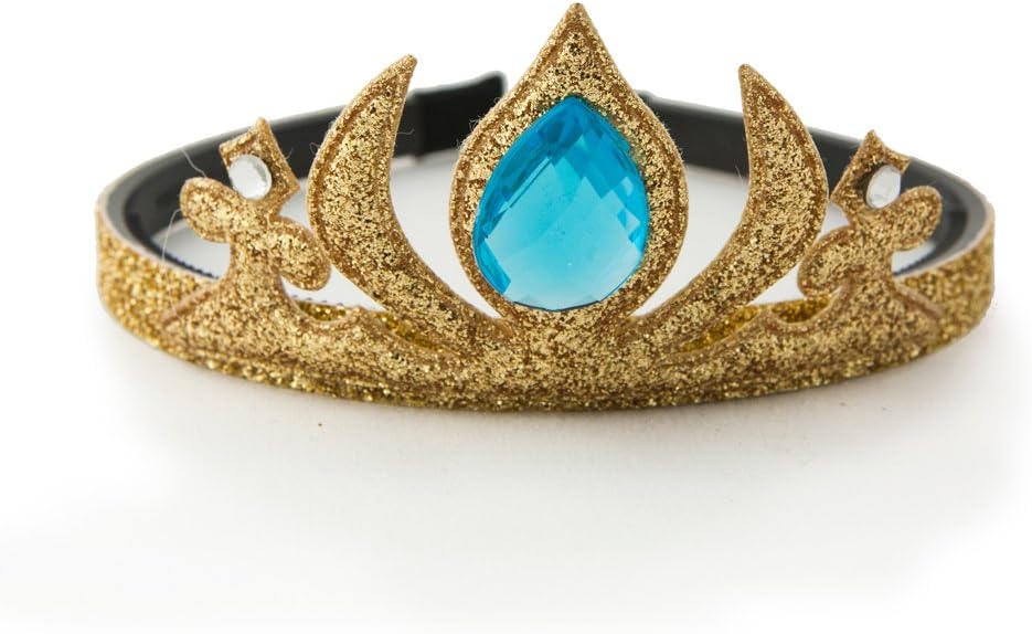GLITTERFIT Girls Snow Queen Crown Headband, Halloween Costumes, Princess Headband for Kids - Gold