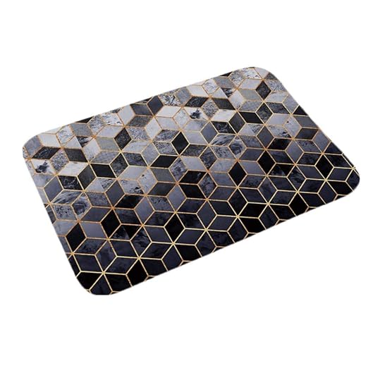 Homieco Zerbino Tappetini Da Bagno Antiscivolo Per Tappeto Lavabile Per Macchina Da Bagno Antiscivolo Elegante Tappetino Lavabile In Lavatrice
