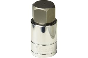 Titan 15622 1/2-Inch Drive x 22mm Hex Bit Socket