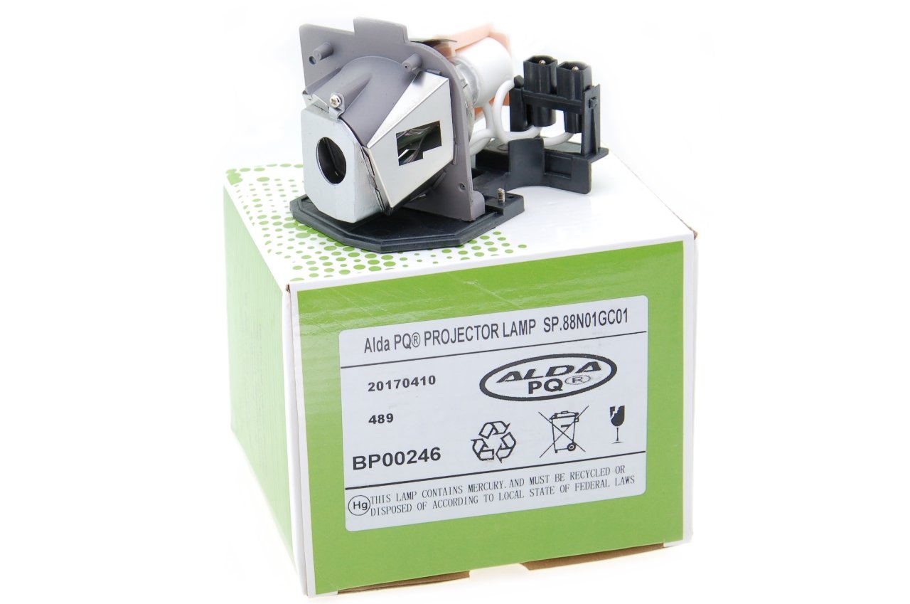 Alda PQ-Premium, Projector Lamp compatible with BL-FS180B, SP.88N01G.C01, BL-FS180C for OPTOMA DS312, DS315, DX609I, DX609V, DX615, EP620, EP720 projectors, lamp with housing