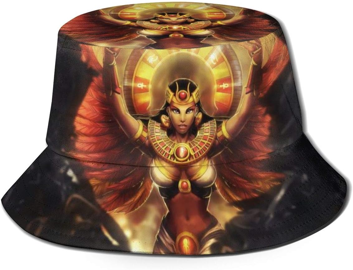 Yang2019 Fishing & Hiking Egyptian Goddess Isis Flat Top