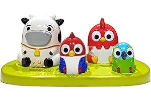 LA GRANJA DE ZENÓN Mamushka Set Embeddable Game 4 Characters 4" El Reino Infantil