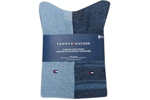 Men's Cushion Crew Socks, Blue, 8 Pair, Arch Support, Comfort Cushion Sole