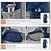 MOUNTAINTOP 70L Internal Frame Backpack Camping Backpacking Hiking Backpack for Men Women with Rain Cover,Sapphire Blue