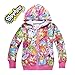 Shopkins Long Sleeve Front Zip Hoodie Jacket Coat (5-6 sz 120)