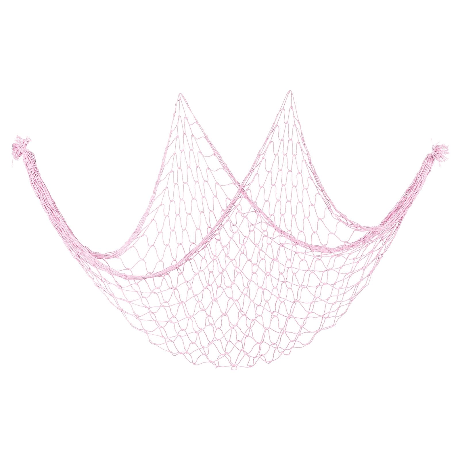 PATIKIL Fishing Net Decor, 80" x 40" Mediterranean Style Photographing Decoration Natural Fish Net Party Accessory for Home Bedroom, Light Pink