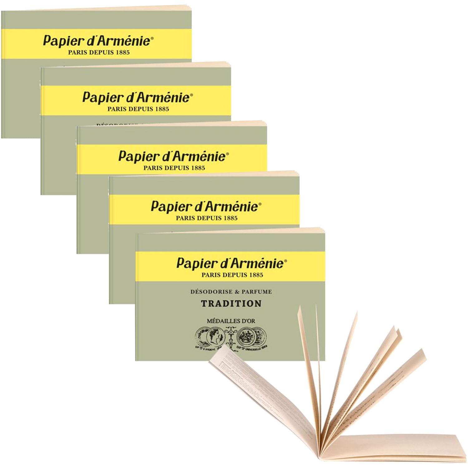 Papier d'Armenie - Triple - Pack of 5 Notebooks