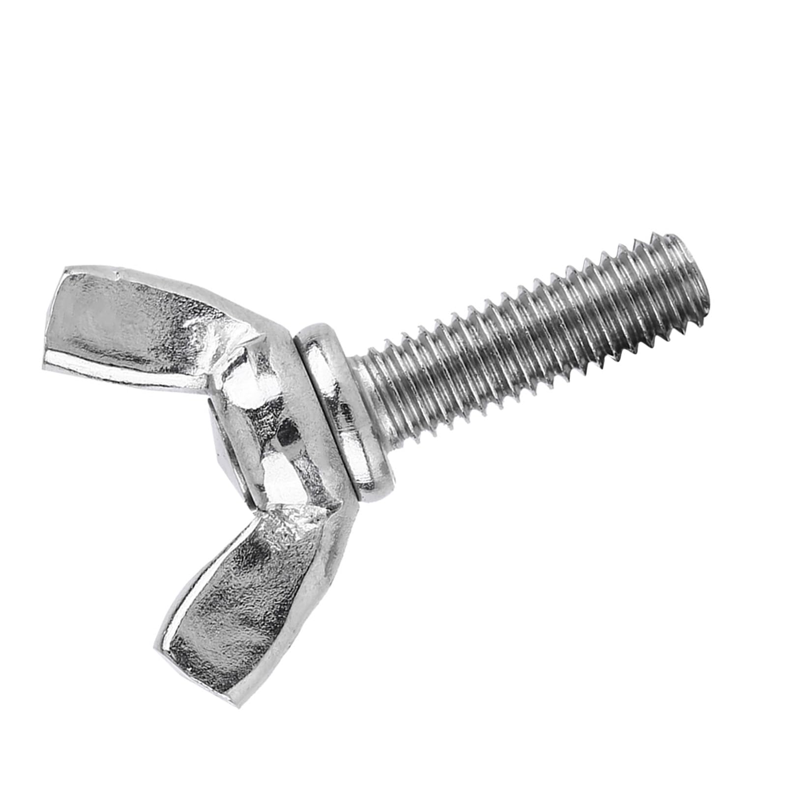 Package of 5pcs M5 304 Stainless Steel Butterfly Wing Screw Screws Bolt of the Machine Bra Of The Machine in 8