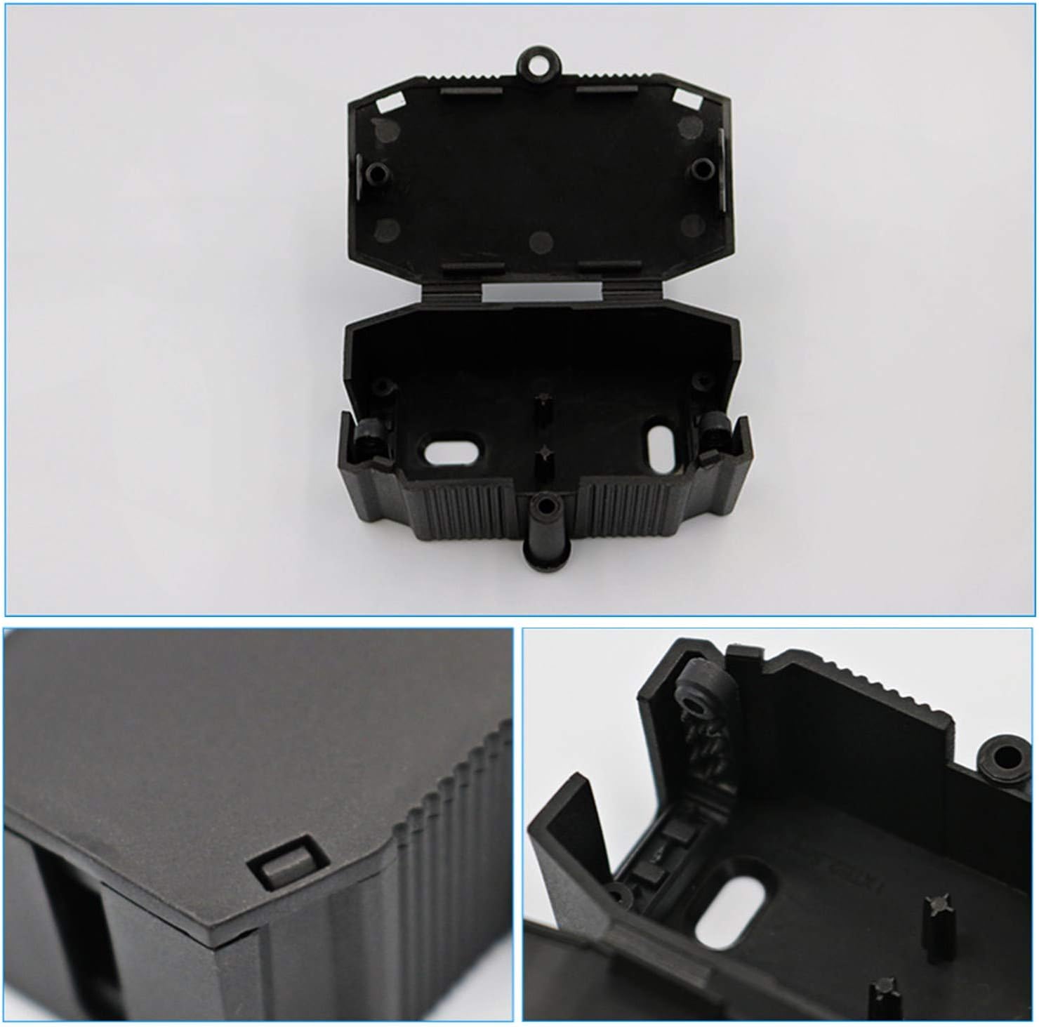 4 Sets Junction Box Plastic 3 Cable PA10 Cable Connector with Cable