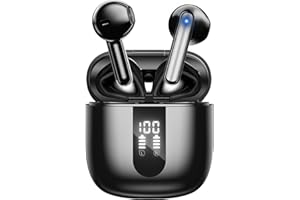 JBES Bluetooth Earbuds Wireless Headphones, 60H Deep Bass Ear Buds with 4 Noise Cancelling Microphone, IP5 Waterproof Earphon