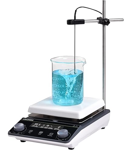 LACHOI Magnetic Stirrer Hot Plate Stirrer LCD Display 300℃ Max.5L