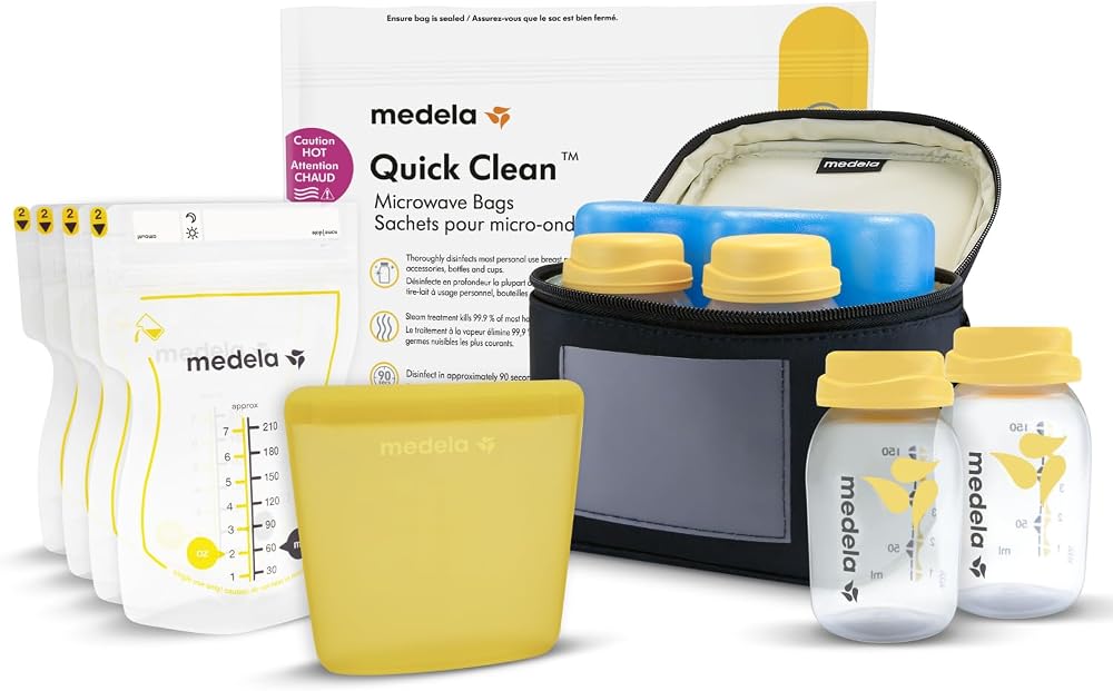 Medela All-in-One Breast Milk Storage Set with 150 ml Bottles & Bags
