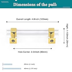 10 Pack Orger Cabinet Handles for Kitchen Cabinets