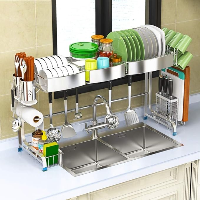 Nfudishpu Geschirrtrockner Über Waschbecken Küche Liefert Lagerregal