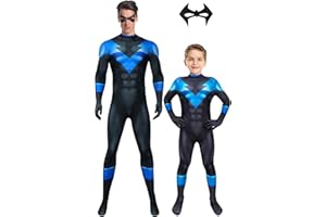 Bailu Halloween Superhero Costume Cosplay Bodysuit Jumpsuit Zentai Onesie Spandex 3D Style For Kids Adult