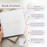 Tiny Trees Baby Memory Book & Journal First Year Keepsake Album view 2