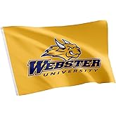 Desert Cactus Webster University WU Flag - 3 x 5 Feet Gorloks Banner, Indoor/Outdoor Durable Fabric, 100% Polyester Design (Style 1)