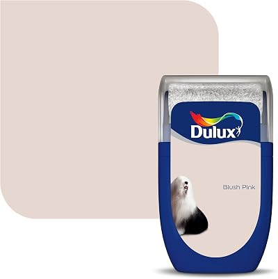 Dulux Walls & Ceilings Tester Paint Blush Pink 30 ml