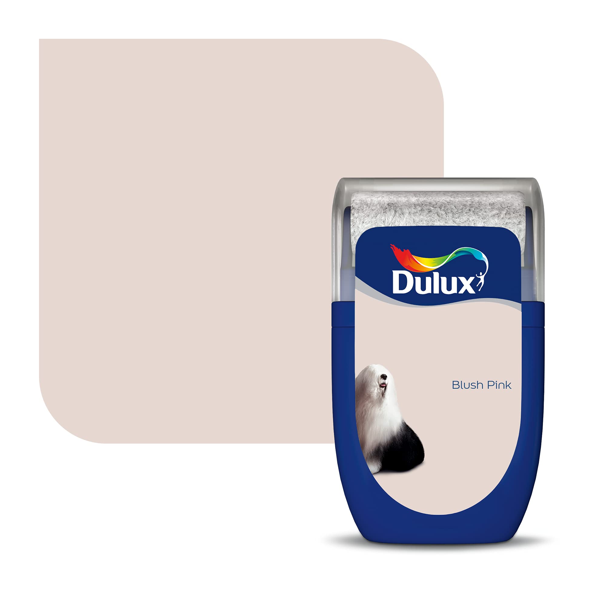Dulux Walls & Ceilings Tester Paint, Blush Pink, 30 ml