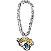aminco Jacksonville Jaguars NFL Fan Chain, Silver