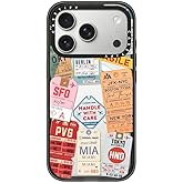 CASETiFY Impact iPhone 17 Pro Case [Slim/Compatible with Magsafe / 8.2 ft. 4X Military Grade Drop Protection] - AirTags - Clear Black