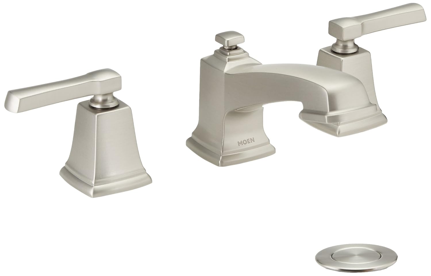 Buy Moen Ws84820srn Boardwalk Two Handle Low Arc Bathroom Faucet