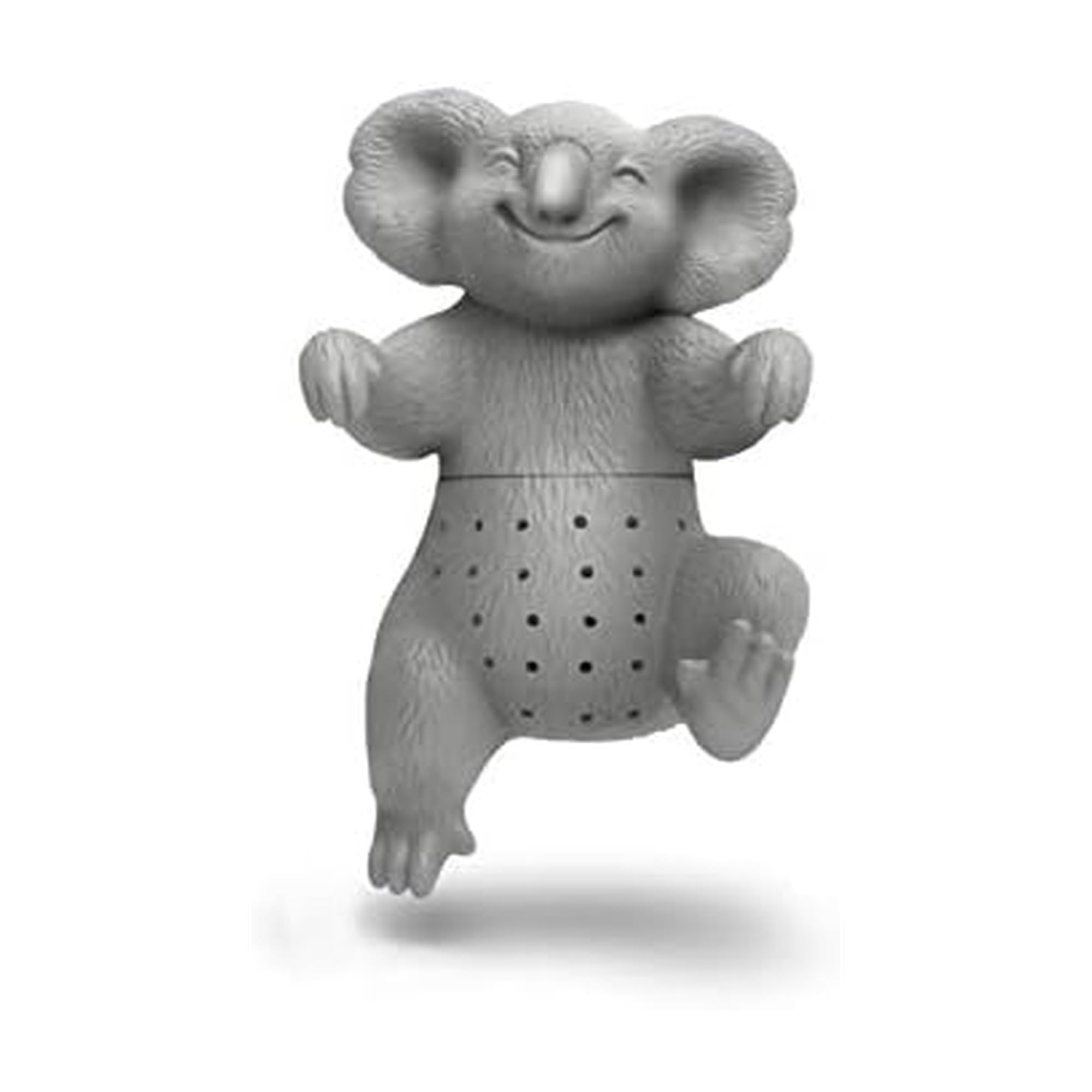 Genuine Fred, Koala-Tea, Koala Reusable Silicone Tea Infuser, Gray, Fun Gift for Tea Lovers, Clever Kitchen Gadget