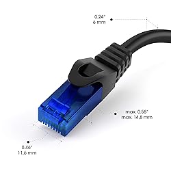 Ethernet Cable – 5X 15ft Cat 6 Network, Patch