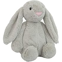 可動式＊fluffy teddy＊Rabbit Amazon.com: dapnha Grey Bunny Stuffed Animal - Soft Plush