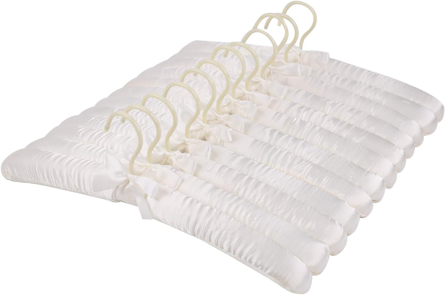 Tosnail Satin Padded Hangers Foam Padded Hangers Dress Hangers Ivory 12 Pack Amazon.ca Home
