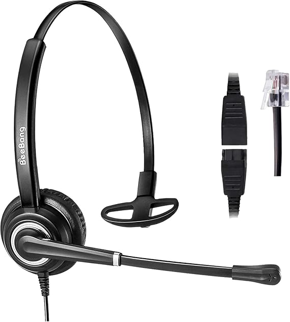 Cisco Headset with RJ9 Jack for Landline Telephone Headset