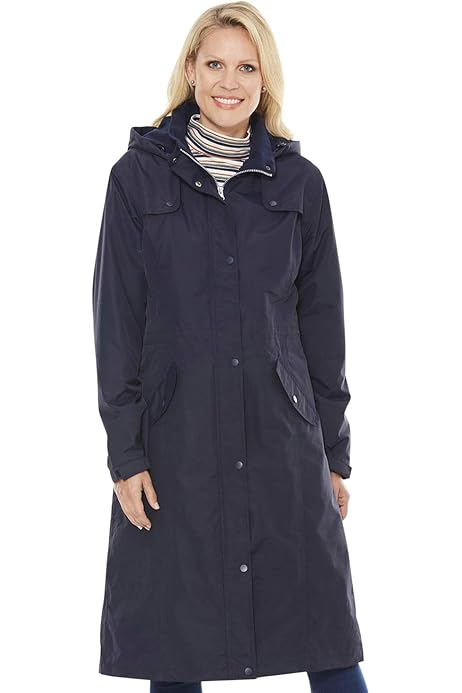 french connection cinch waist softshell raincoat