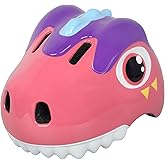 HUGGAH Dinosaur Bike Helmet for 1-3-5-8 Toddler Baby Kids, Lightweight Bicycle Helmet for Cycling Skateboard Roller Skate & Multi-Sports,2 Sizes for Boys and Girls