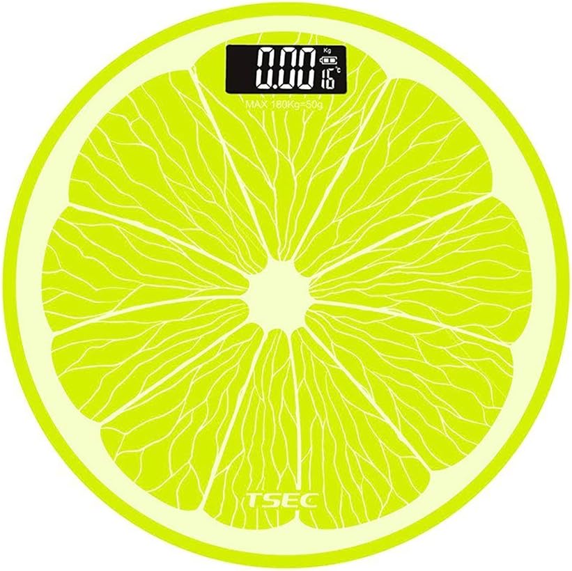 Fat Scale, AnGeer Precision Mini Digital Portable Body Weight Scale with Step-on Technology