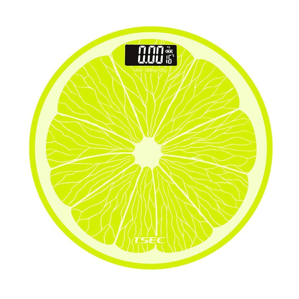 Fat Scale, AnGeer Precision Mini Digital Portable Body Weight Scale with Step-on Technology