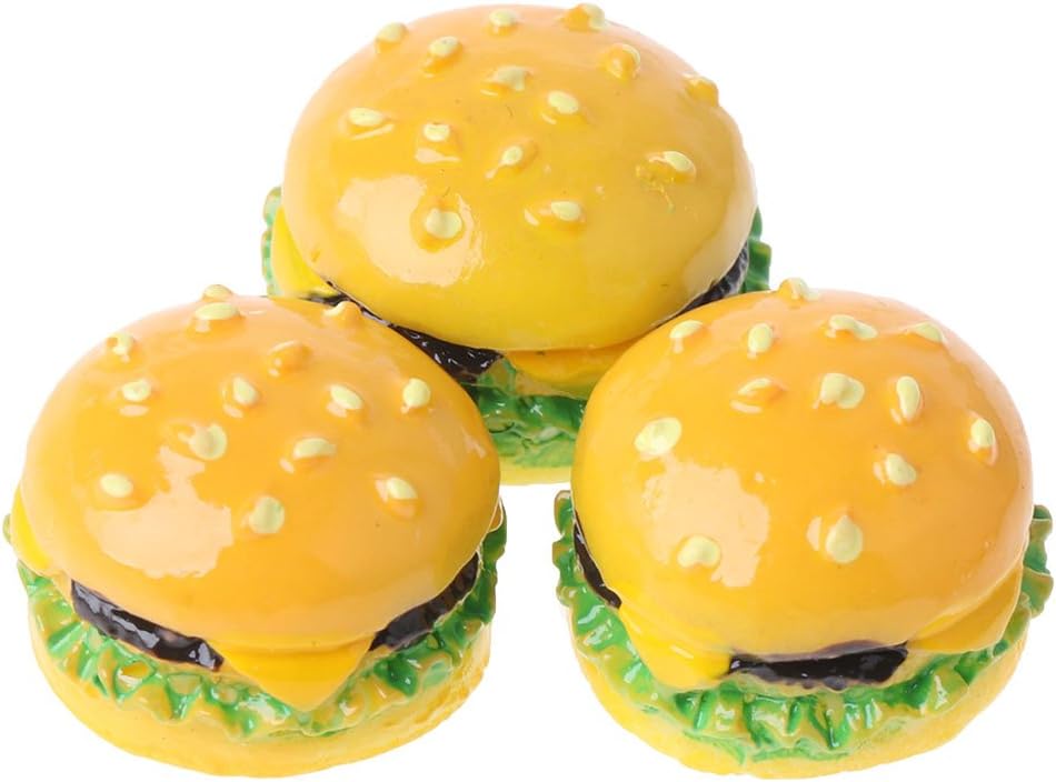 Fogun 1:12 Hamburger DIY Craft Miniature Food Dollhouse Accessory Decoration