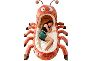 Hugging Caterpillar Sleeping Bags, Plush Cocoon Sleeping Bag, Pull Cord Sleeping Bag, Full Body Plush Lounger, Indoor Nap Pod