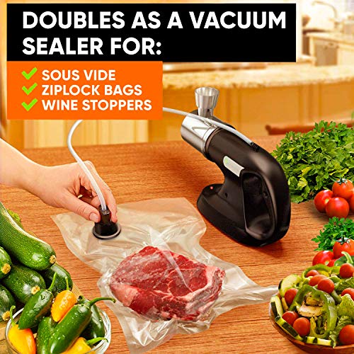 2in1 Professional Smoking Gun Cocktail Smoker & Vacuum Sealer