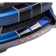 BOGAR TECH DESIGNS - Front Lip Splitter Vinyl Decal Letters Compatible with Mustang Shelby GT350 2015-2019, Gloss Orange