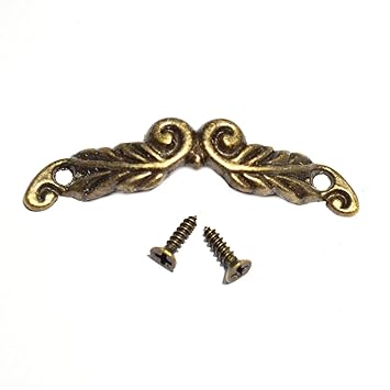 10 Sets Mini Vintage Bronze Knobs Antique Drawer Handles Pulls