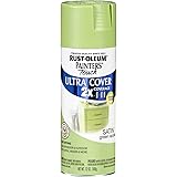 Rust-Oleum 249077 Painter's Touch Multi Purpose Spray Paint, 12-Ounce, Satin Green Apple