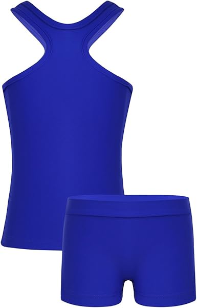 Alvivi 2Pcs Tankini Ropa Deporte Niña Chaleco Tanque Tops Camisa sin Mangas Conjunto Fintess para Niña 4-14 años: Amazon.es: Ropa y accesorios